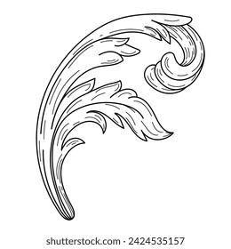 ornamental flourishes. swirl decorative design element filigree calligraphy
