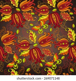 Ornamental flower background.