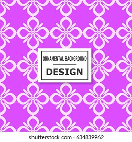 Ornamental flower colored background. Template for design
