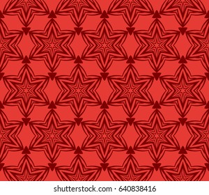 Ornamental flower design. Modern seamless geometry pattern. Vector illustration.