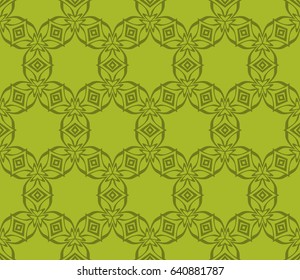Ornamental flower design. Modern seamless geometry pattern. Vector illustration.