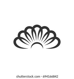 Ornamental Flower Logo Template Illustration Design. Vector EPS 10.