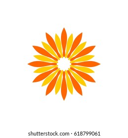 Ornamental Flower vector Logo Template Illustration Design. Vector EPS 10.