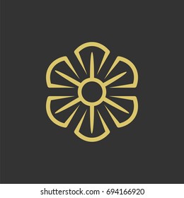 Ornamental Flower Vector Logo Template Illustration Design. Vector EPS 10.