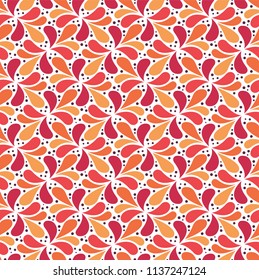 Ornamental flower victorian seamless pattern. Vector floral abstract texture.
