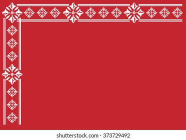 Ornamental frame or border template.