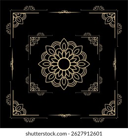 ornamental frame design art vintage