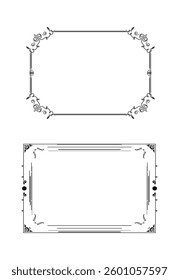 Ornamental Frame Set Vector Art