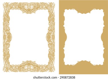 Ornamental frame variations