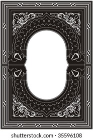 Ornamental Frame Vector 01