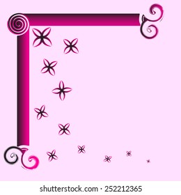 ornamental frame, vector illustration