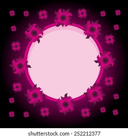 ornamental frame, vector illustration