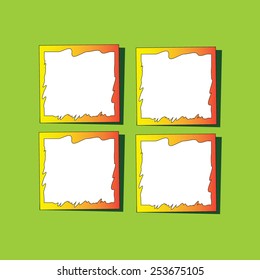 Ornamental frame, vector illustration