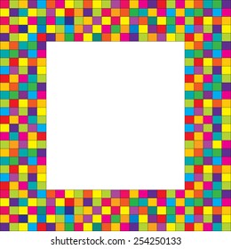 Ornamental frame, vector illustration