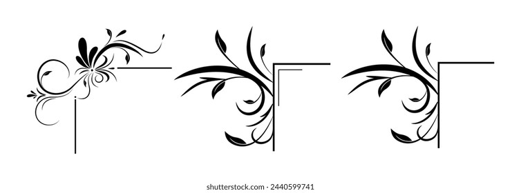 Ornamental Frames and Borders Vector