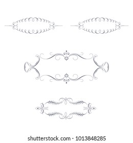 Ornamental Frames-Vector Set