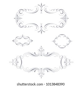 Ornamental Frames-Vector Set