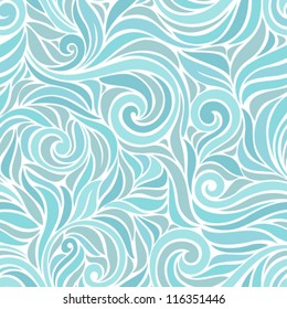 Ornamental frosty or floral background. Seamless pattern for your design wallpapers, pattern fills, web page backgrounds, surface textures.