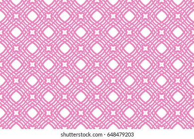 Ornamental geometric design. Modern seamless geometry pattern. Vector illustration. For the interior, printing, web and textile
