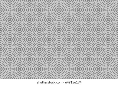 Ornamental geometric design. Modern seamless geometry pattern. Vector illustration. For the interior, printing, web and textile