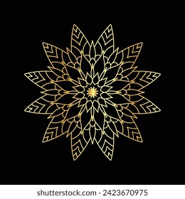 Ornamental Geometric luxury mandala pattern vector design