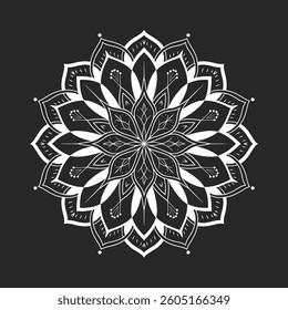 Ornamental Geometric Luxury Mandala Pattern Vector Design.