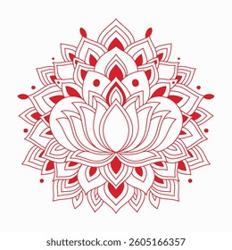 Ornamental Geometric Luxury Mandala Pattern Vector Design.