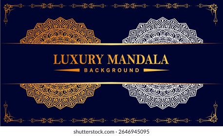 Ornamental Geometric luxury mandala pattern vector design