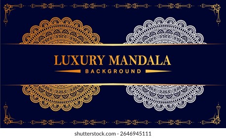 Ornamental Geometric luxury mandala pattern vector design