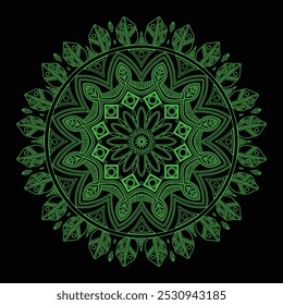 Ornamental Geometric mandala pattern vector design