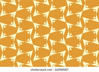 Ornamental geometric seamless pattern