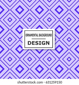 Ornamental geometrical colored background. Template for design