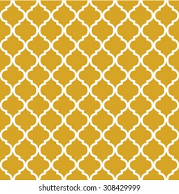 Ornamental gold seamless pattern. Vector abstract background.