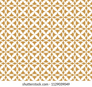 Ornamental gold victorian seamless pattern. Vector floral abstract texture.
