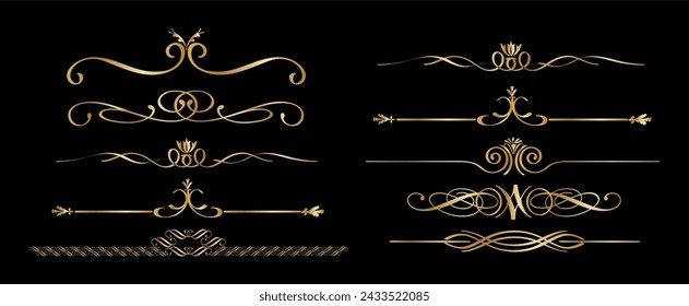 Colección ornamental Golden border divider