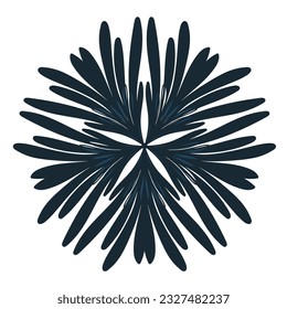 Ornamental graphic design element. Vector illustration.