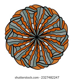 Ziergrafische Gestaltungselemente. Vektorgrafik.