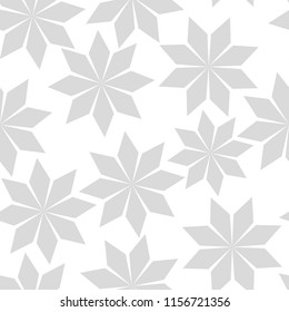 Ornamental gray and white seamless pattern. Vector abstract background. eps 10