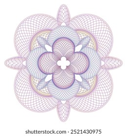 An ornamental guilloche rosette. A vector image. - Powered by Shutterstock - Get 15% off with code: PIKWIZARD15