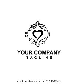 ornamental heart logo
