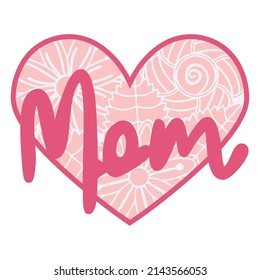 ornamental heart shaped 3d decoration. Cutout lacy ornate heart. Valentine's day greeting card. Laser cutting design element
