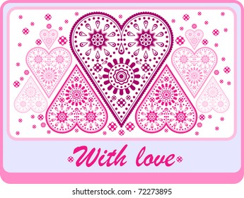 ornamental hearts