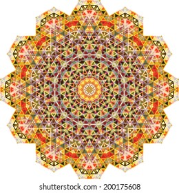Ornamental lace pattern