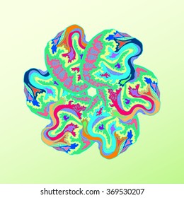 Ornamental  lace pattern, background with many details