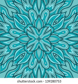 Ornamental lace pattern, circle background with many details, looks like crocheting handmade lace
