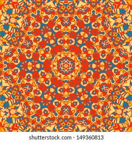 ornamental lace pattern, circle background with many details, looks like crocheting handmade lace, seamless texture seamless