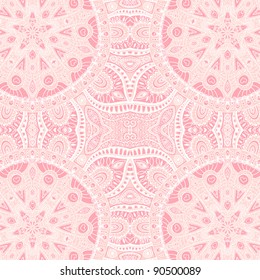 ornamental lace pattern, circle background with many details, looks like crocheting handmade lace, seamless texture