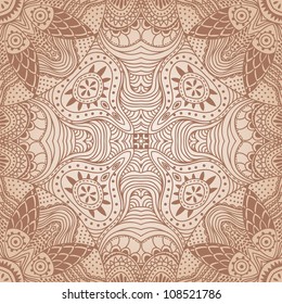 ornamental lace pattern, square background with many details, looks like crocheting handmade lace