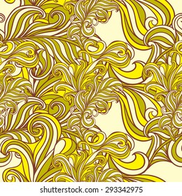 Ornamental Lace Seamless Pattern with Ornate detailed Ornament. Useful for Packaging, Invitations, Gift Cards and Scrapbooking. Vector Vintage art traditional, Islam, arabic, indian, ottoman motifs