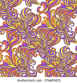 Ornamental Lace Seamless Pattern with Ornate detailed Ornament. Useful for Packaging, Invitations, Gift Cards and Scrapbooking. Vector Vintage art traditional, Islam, arabic, indian, ottoman motifs